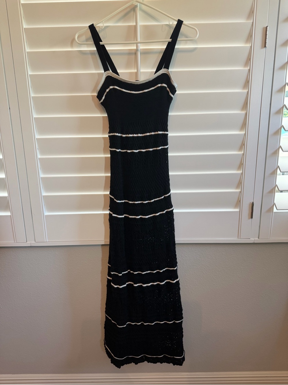 Abercrombie & Fitch crochet style midi dress